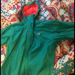 North Face rain coat