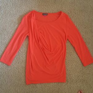 Draped Vince Camuto Orange Top