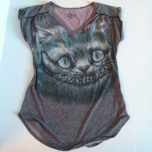 Tops - 🌴RESERVED🌴Alice In Wonderland Cheshire Cat top Tops - 🌴RESERVED🌴Alice In Wonderland Cheshire Cat top