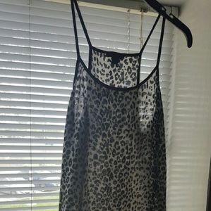Forever 21 leopard tank top