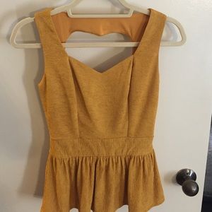 ❌SOLD❌ Gypsy Warrior Peplum Tank  Sz. S