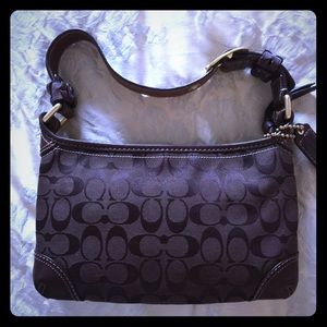 BRAND NEW-COACH Bleeker Signature Bag 11430-Brown