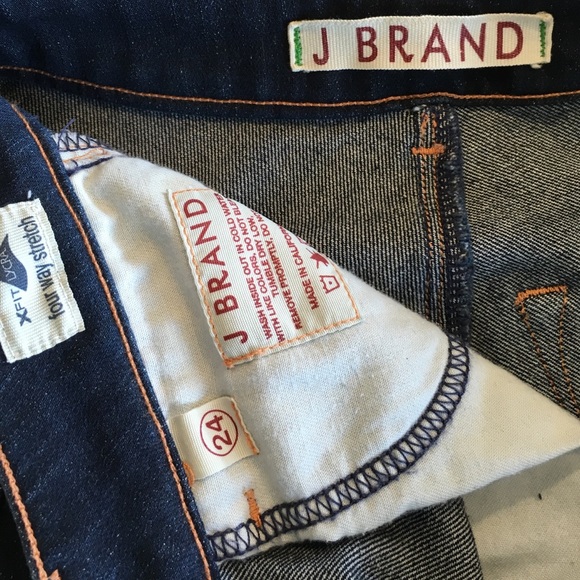 J Brand dark blue flare jeans - Picture 2 of 4