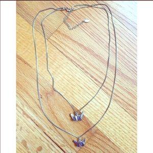 ALDO Double Long Swan Necklace