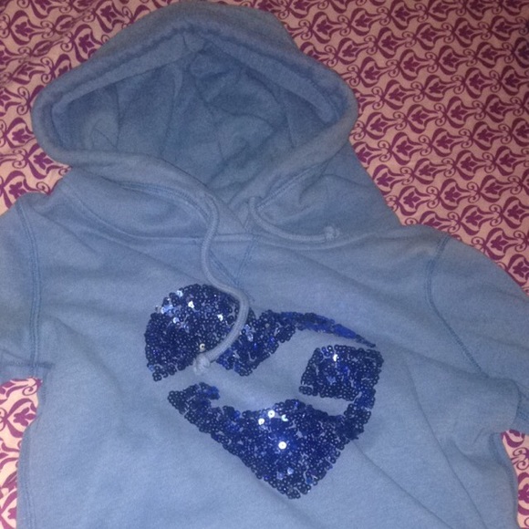 Hollister sequined hoodie.