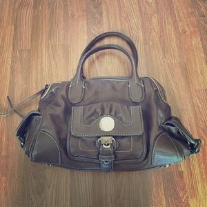 Marc Jacobs, brown leather shoulder bag.