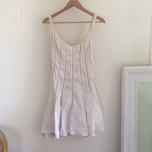 Bebe White Sun Dress