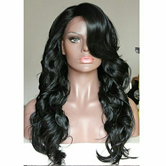 Black Bodywave Lacefront Wig