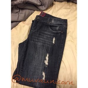 Tarrid Denim blue ripped jeans 💕