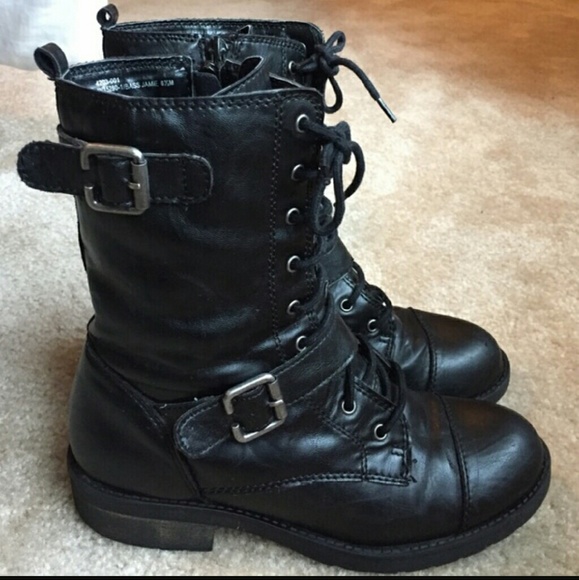 Black Combat Boots
