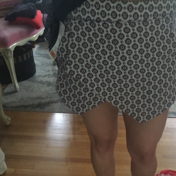 Zara Jacquard Skort NWT Sz S