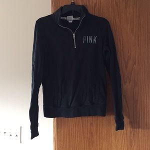 Victoria's Secret Pink 1/4 zip crew