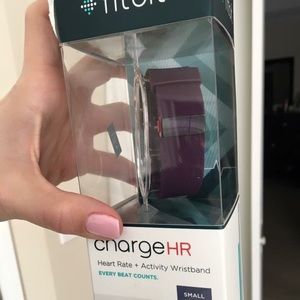 Purple FitBit Charge HR