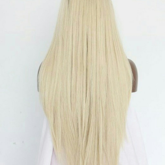 Ombre 2 Tones Synthetic Lacefront Wig main image 4
