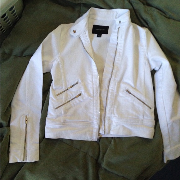 White denim jacket