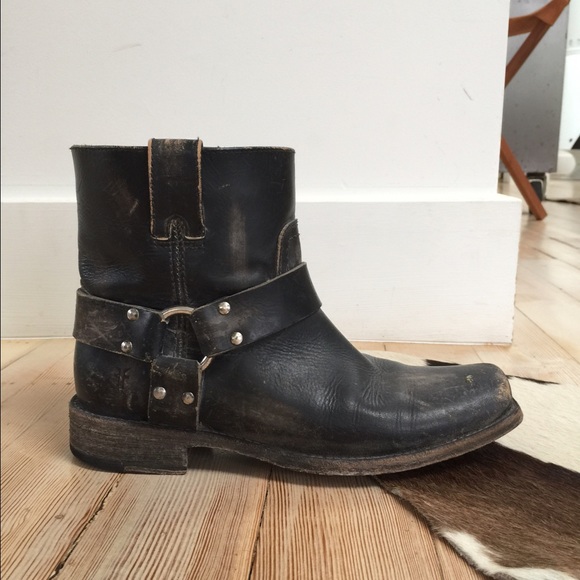 Frye harness boogie vintage black