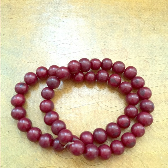 Organic seed bracelet