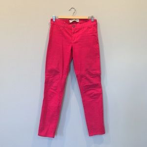 Abercrombie and Fitch Bright Pink Skinny Jeans