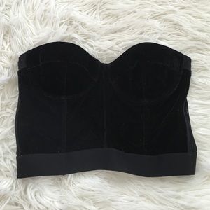 Black crop top