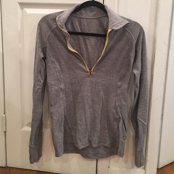Lululemon Race Your Pace 1/2 zip long sleeve sz 6