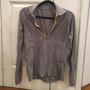 Lululemon Race Your Pace 1/2 zip long sleeve sz 6