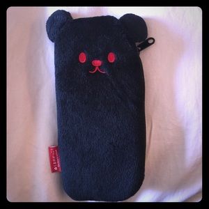 Cute New Black Bear Pencil Pouch Case
