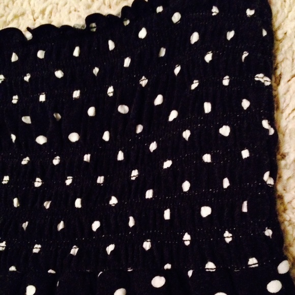 ❌SOLD in bundle! Black and white polka dot dress - Picture 3 of 4