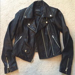 Obey Savages real leather jacket