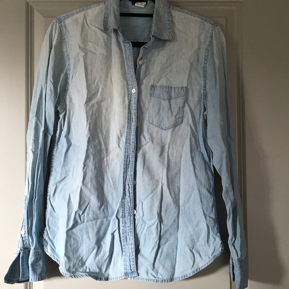 Sun washed Jcrew chambray
