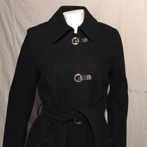 Miss Sixty 60 black wool coat. Very chic!