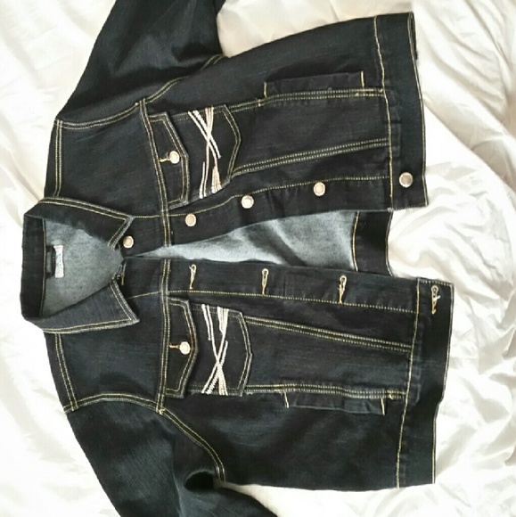Last jeans 2X denim jacket great condition!