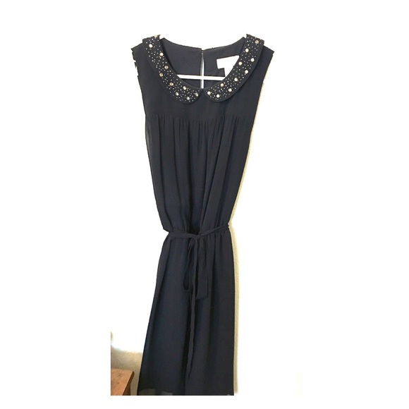 Navy dress by Ann Taylor