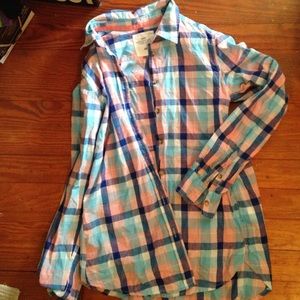 Pink plaid shirt