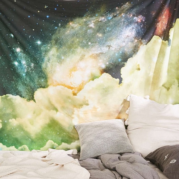Urban Outfitters Cosmo Clouds Tapestry