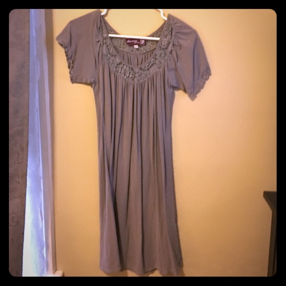 Ella moss for barneys dress-periwinkle/grey