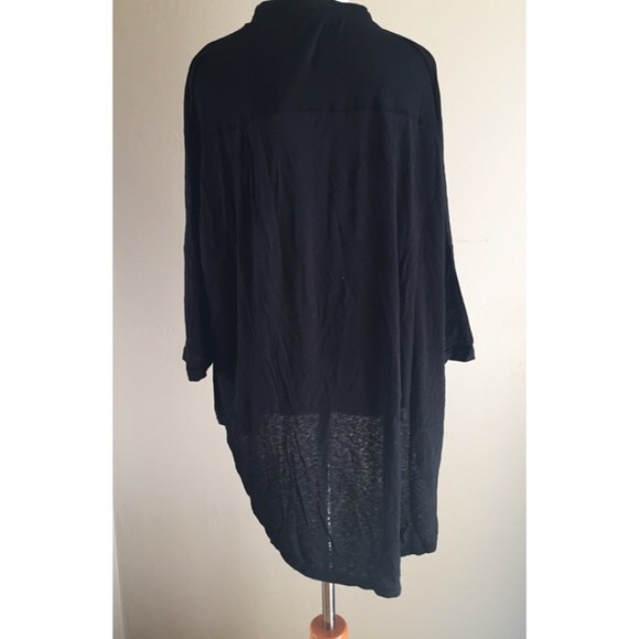 Last One • Surplice High Low Silk Blend Top - Picture 3 of 3