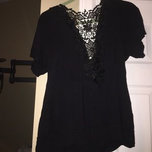 Black dress shirt