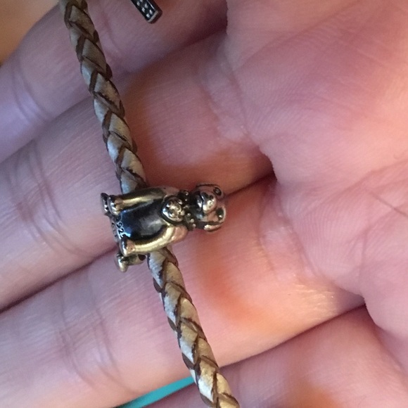 Labrador clear CZ Pandora charm