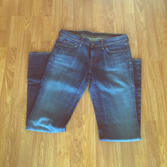 Citizen medium wash, flare jeans.