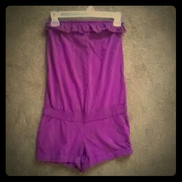 Romper - Purple Summer Romper.