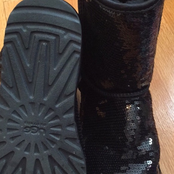 Black sparkle genuine Ugg boots