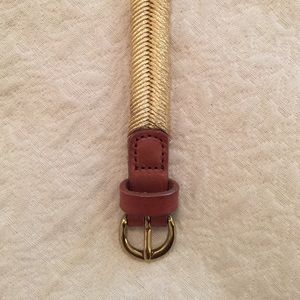 J Crew Thin Gold Belt