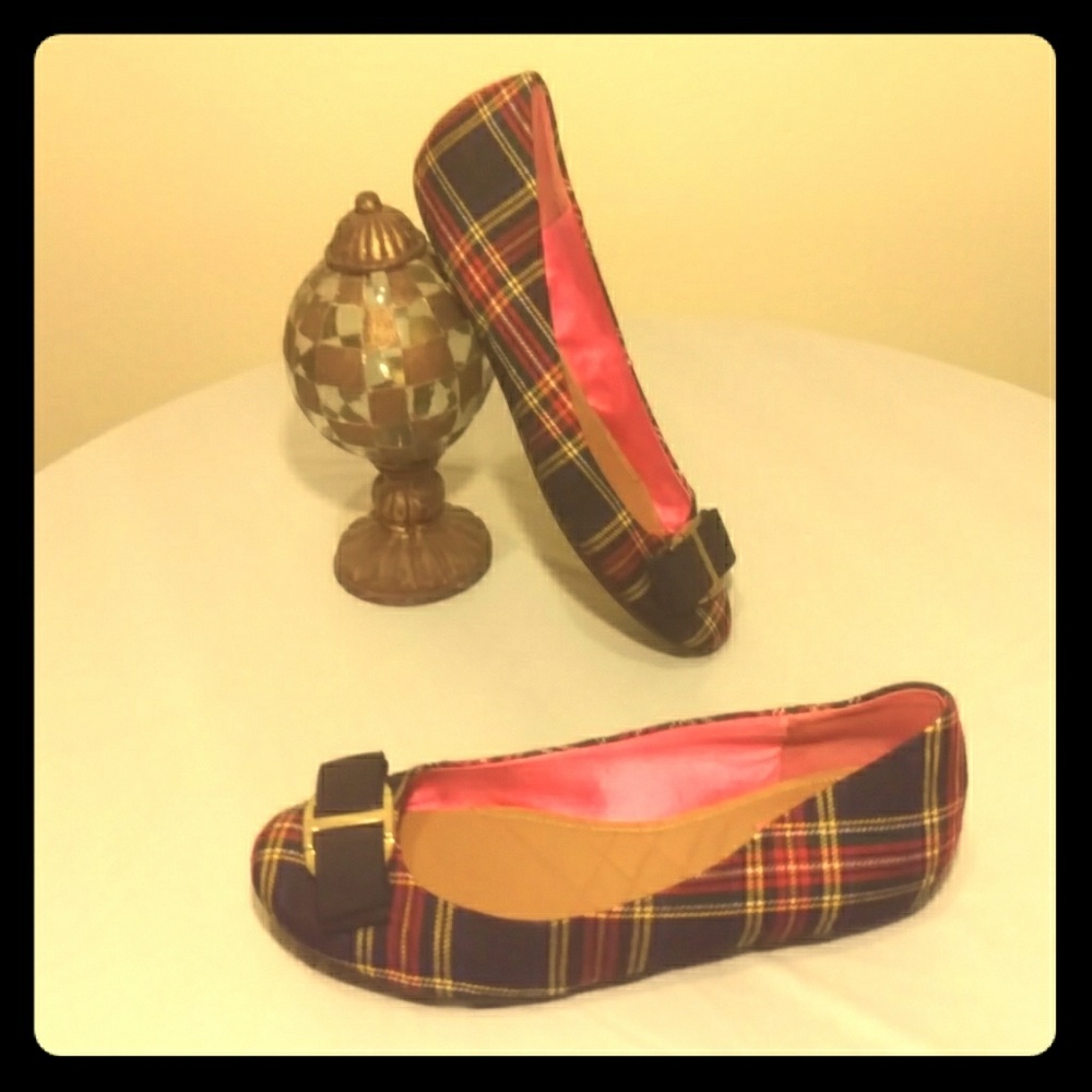 Isaac Mizrahi Fablola Plaid Ballet Flats
