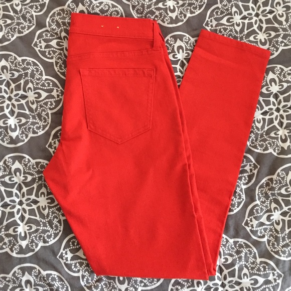 NWOT Old Navy Chili Red Rockstar Skinny Jeans
