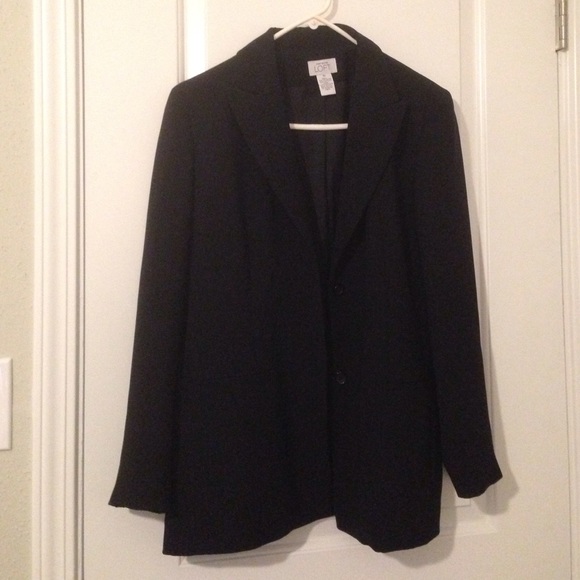 Ann Taylor LOFT two button black blazer - Picture 1 of 1