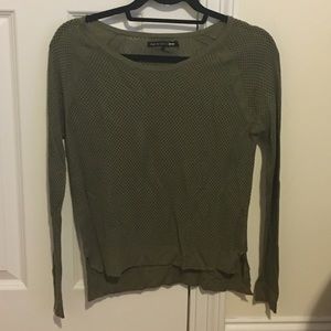 Dark green rag and bone holed sweater. Barely worn
