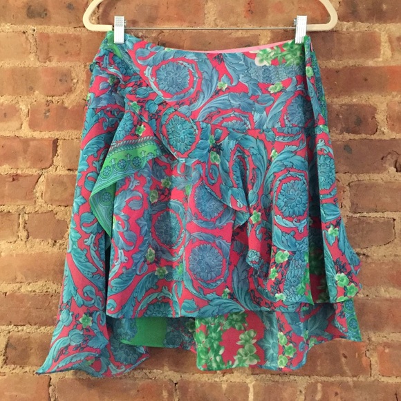 ♦️SOLD♦️Versace Jeans Couture Asymmetrical skirt