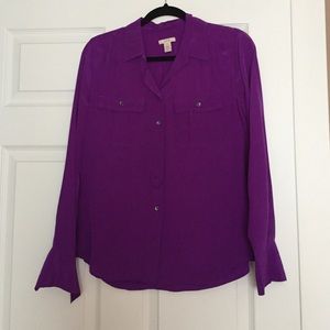 A silk JCrew blouse