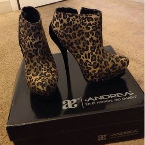 Andrea Leopard Heels
