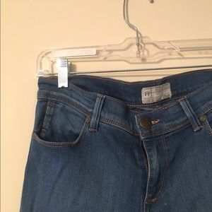 Stretch Denim Cropped Ankle Jeans Free People